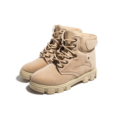 

2018 new spring&autumn fashion Martin boots female British wind students Korean version of the wild locomotive single boots bo