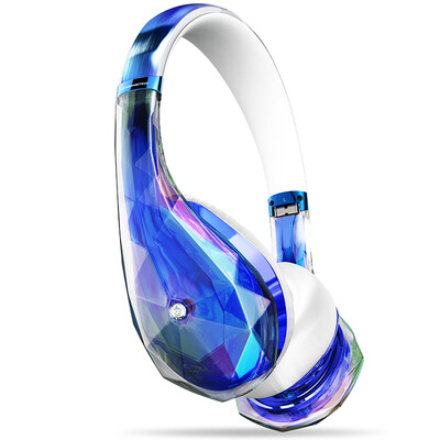 

Monster Diamondz Diamond Tighten Headset Earphone Стильная двухканальная музыкальная гарнитура Blue