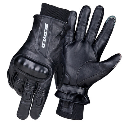 

Sai Yu SCOYCO motorcycle riding locomotive carbon fiber protection warm waterproof gloves MC15B-2 black L