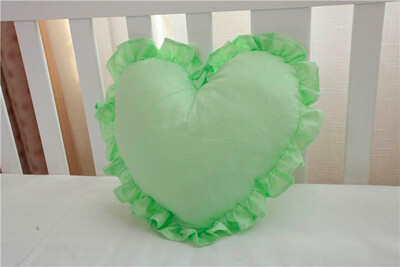 

Love Heart Baby Gift Pillow Sofa Bedding Back Lace Cushion Kids Room Toys Couch Wedding Cushion for Chair Lumbar Pad