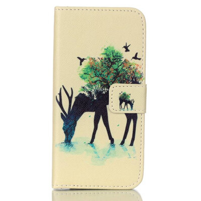 

MITI Flower Card Wallet Leather Case For iPhone 6 4.7inch Flip Cover With Card Stand Holder Phone