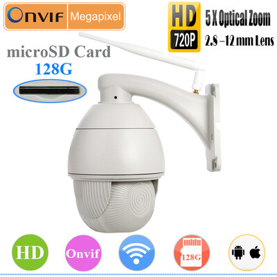

Sricam SP008 Wifi 720P H.264 Купол водонепроницаемый беспроводной WLAN ONVIF CCTV безопасности IP-камера ИК-PTZ EU