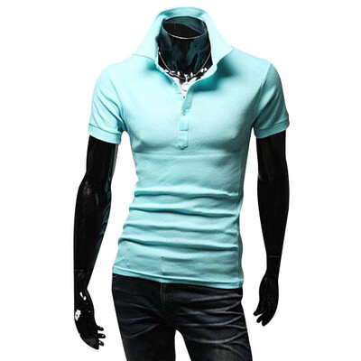

Zogaa Mens POLO Shirt Fashion Short Sleeve