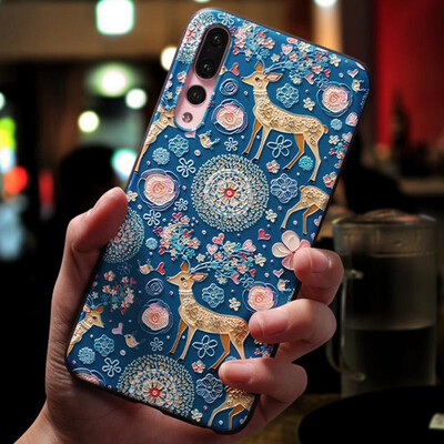 

Phone cases For Huawei Maimang 6 Covers Silicone Soft TPU 3D Emboss Patterned Fitted cases