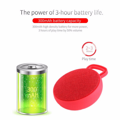 

3W Mini Speaker Wireless waterproof Portable Bluetooth Speaker with Hands-free