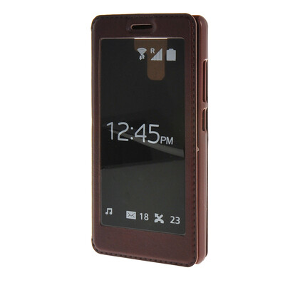 

MOONCASE Huawei Honor 7 чехол для Full Screen View Leather Flip Pouch Bracket Back Cover Red