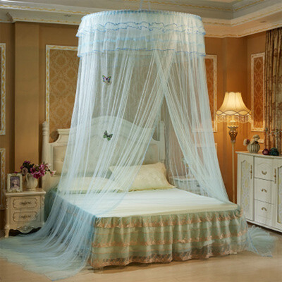 

Luxury Romantic Hung Dome Mosquito Net Princess Students Insect Bed Canopy Netting Lace Round Mosquito Nets Curtain For Bedding
