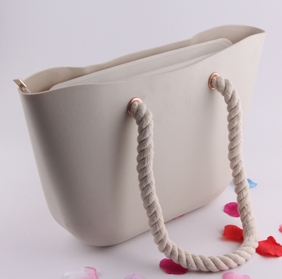 

Beach bag rope bag ladies handbag silicone jelly creative bag