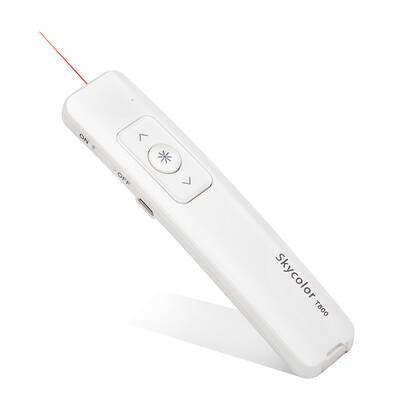 

Skycolor sky color T800 rechargeable page pen laser pen projection pen remote control pen electronic pen demonstrator PPT flip pen simple white red light
