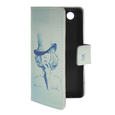 

MOONCASE Pattern Style Leather Side Flip Card Slot Pouch Stand Shell Back Case Cover For Sony Xperia Z3 Compact ( Z3 Mini