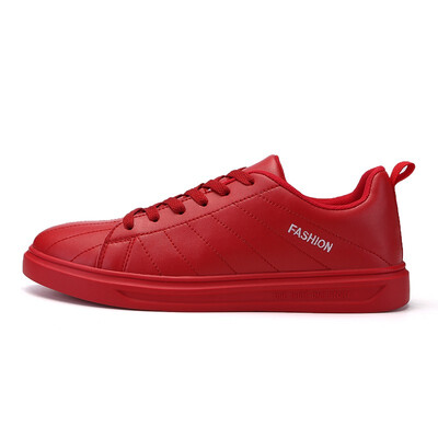 

New white mens shoes autumn white shoes male Korean version of the trend board shoes mens casual shoes students wild tide shoes