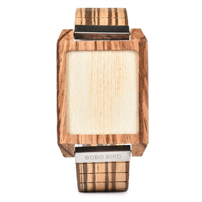 

BOBO BIRD wooden quartz pointer watch Q25