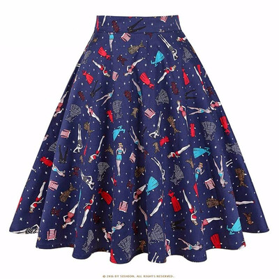 

Design Floral Skirt Women High Waist Plus Size Summer Skirts