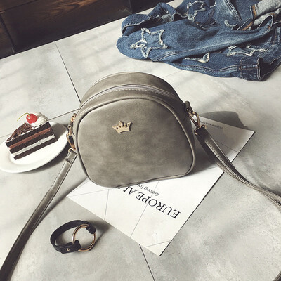 

Fashion Women Handbag Messenger Bags PU Leather Shoulder Bag Lady Crossbody Mini Bag Female Crown Evening Bags