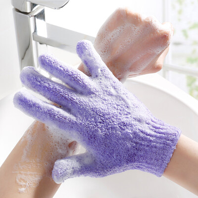 

Bingyou bath towel bathing gloves five fingers bath artifact powerful double-sided exfoliation
