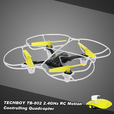 

TECHBOY TB-802 24GHz Remote Control One-key Motion Controlling Drone RC Quadcopter with 360° Flips Function