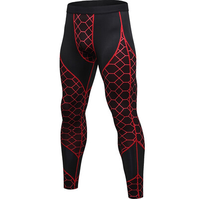 

Quick Dry Sports Pants Men High Elastic Pants Outdoor Training Tight Sports Trousers Mens Leggings For Fitness