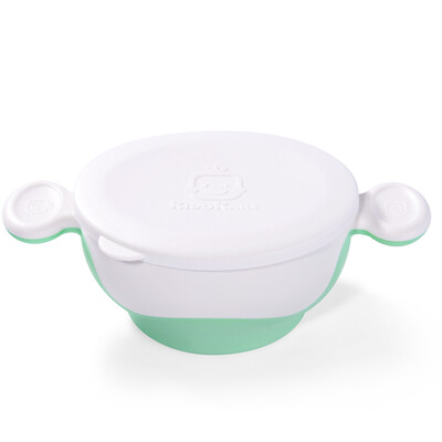 

Маленький малыш (KIDOKARE) Детская посуда Чаша Чаша Чаша Bowl Bowl Bowl Нескользящий браслет Научитесь изучать Bowl Green KK-08