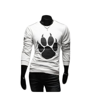 

Zogaa New Korean Men's T-shirt Printing Long Sleeve