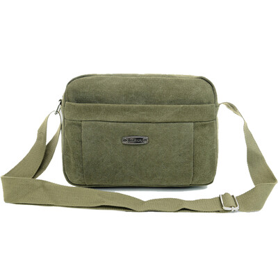 

D.jiani ™ Canvas shoulder messenger bag