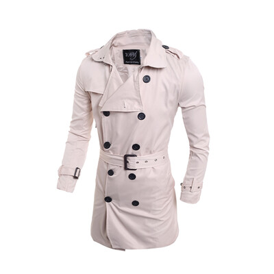 

Zogaa New Men Wind coat Fashion Double-breasted