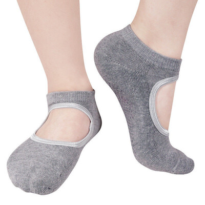 

Women AntiSkid Comfortable Wear-resisting Combed Cotton Solid Yoga Ballet Socks