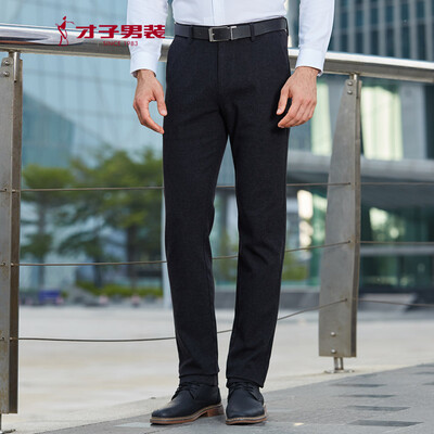 

Talented TRIES Casual Pants Mens Micro-Bomb Thickening Warm-Worn Slim Business Casual Pants Mens Pants 5186E2720 Black Blue 3692cm