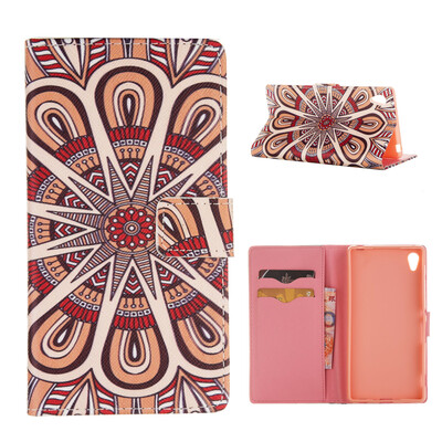 

MOONCASE ЧЕХОЛ ДЛЯ Sony Xperia Z4 Flip PU Leather Fold Wallet Card Slot Kickstand Back [Pattern series] /a02