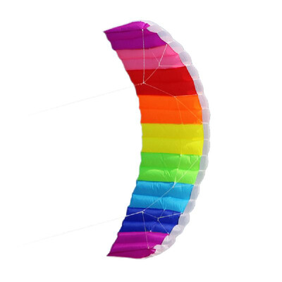 

14227m Double Line Kite Rainbow Stunt Kite Frameless Soft Kite Inflatable