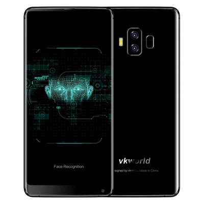 

VKworld S8 4GB64GB Dual Back Cameras Face & Fingerprint Identification 599 inch Full Screen Android 70 Network 4G