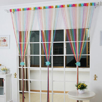 

MyMei 1м х 2м с бахромой окно панель стеновая перегородка прокладки кисточкой линии строки занавес
