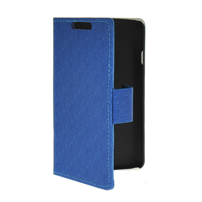 

MOONCASE Slim Leather Side Flip Wallet Card Slot Pouch Stand Shell Back ЧЕХОЛ ДЛЯ LG F70 Blue