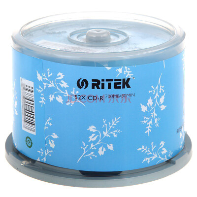 

Ritek (RITEK) CD-R 52 Fast Flower Series Bottles 50 discs
