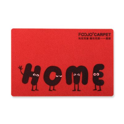 

FOOJO non-slip mats mats can be washed into the door pad 40 60cm red home HOME