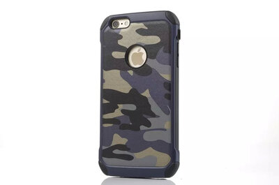 

мити iPhone 6 плюс iPhone 6s плюс Case New прибытия 2 в 1 тяжело задник прочного камуфляж тяжело силиконовой телефон дело