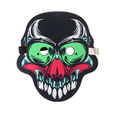

LED Light Full-face Cool Mask Sound Activated Glowing for Festival Party Halloween Carnivals Dance Ball Masquerades Cosplay Masks