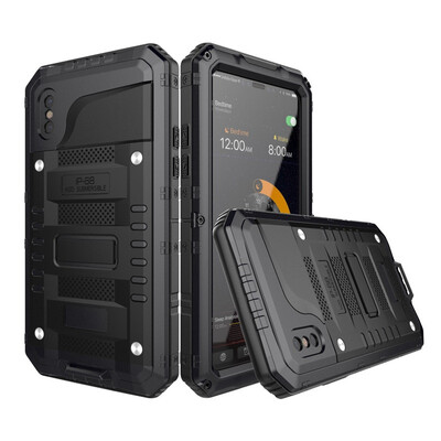 

Defender Armor Phone Case for iPhoneX Hard PC Shockproof Diving Waterproof Cover for iPhone8 7 6s Plus Four Defenses Back cover