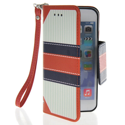 

MOONCASE Fashion Leather Side Flip Wallet Card Slot Pouch Stand Back чехол для Apple iPhone 6 Plus
