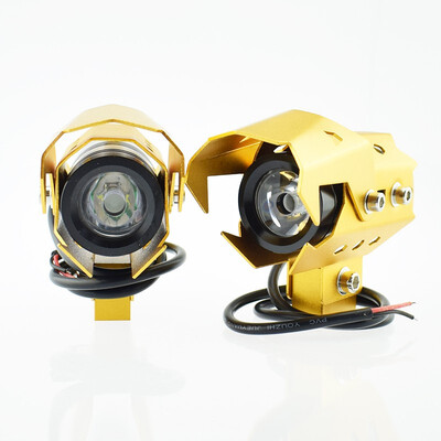 

2pcs Motorcycle U8 LED Headlamp 12V 125W motorbike headlights led moto spotlight Motorbike driving spot head lamp DRL Fog light