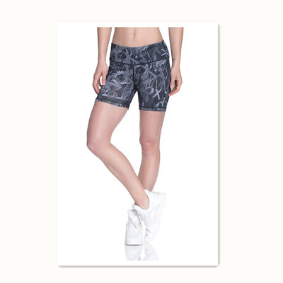 

Heart-shaped womens dolphin shorts with silkscreen print
