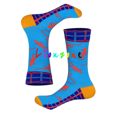 

LIONZONE 2018 New Arrived Happy Socks Unisex Men Women Striped Lattice Dot Design Colorful Cotton Socks Leisure Socks Funny Gift