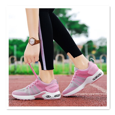 

Womens shoes mesh breathable soft bottom sports shoes single mesh cushion running shoes lightweight casual travel shoes female fl