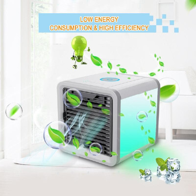 

Plastic Personal Mini Air Conditioner Fan Cooler Refrigerating Machine with USB Cable