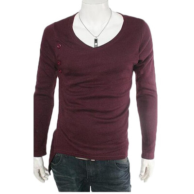 

Zogaa New Mens T-Shirt Casual Round Collar