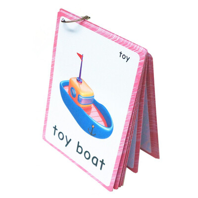 

18 Playground Toy Flash Cards-English word learning card&pocket size flash card for Preschool children-English Vocabulary Cards