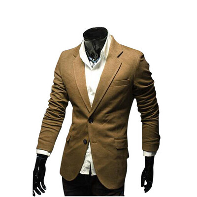 

Zogaa New Men's Suit Slim Many Pocket