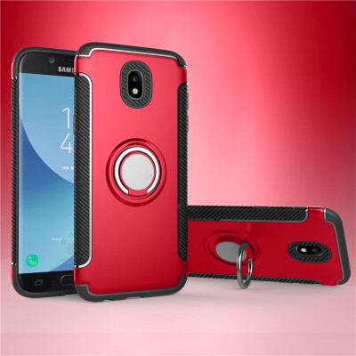 

Fecoprior Back Cover For Samsung Galaxy J3 2017 J330 Case Car Holder Stand Hard PC Silicon Ring Suction Bracket Celulars