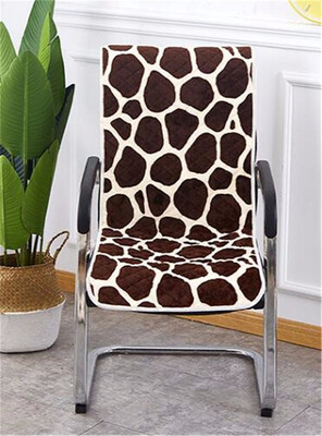 

Seat Cushion Non-slip Chair Cushion Back Cushion Flannel Europe Chair Pad Can Be Fixed On Chair