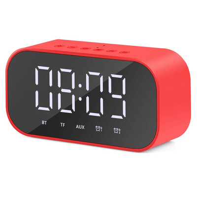 

TOPROAD Portable Bluetooth Speaker Wireless Stereo Music Player Support LED Display Digital Alarm Clock TF card AUX Handsfree