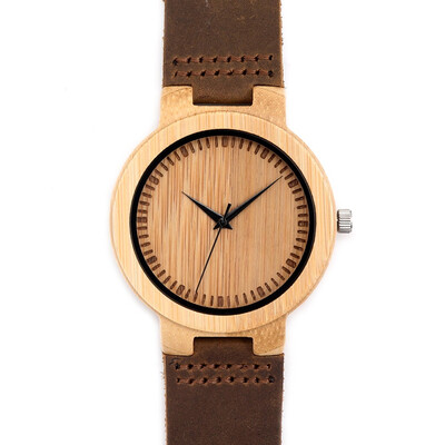 

BOBO BIRD wooden quartz pointer watch C16